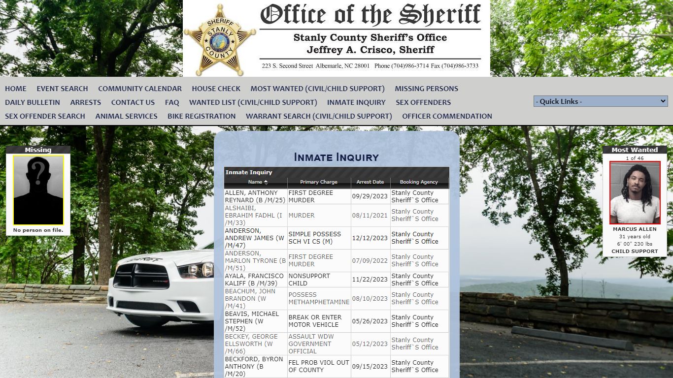 Stanly County Sheriff's Office P2C